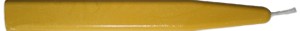 Pearl yellow sealing wax sticks with wicks