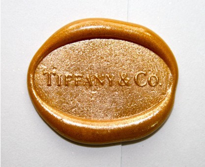 Tiffany's custom wax seal