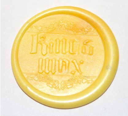 Custom yellow sealing wax